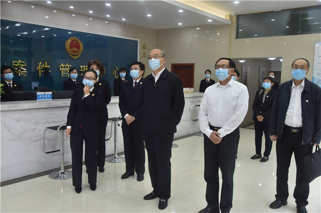 最高检调研组就扎实开展党史学习教育和政法