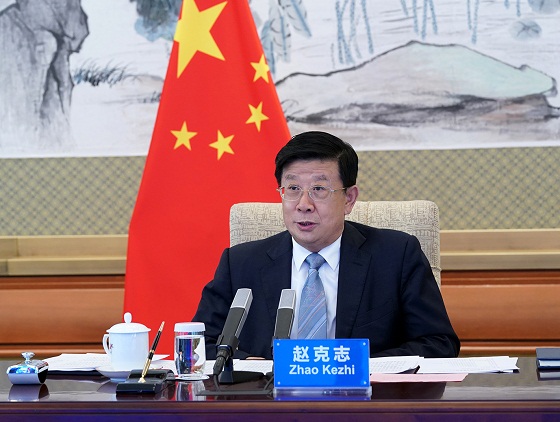 赵克志同塞尔维亚内务部部长武林举行视频会