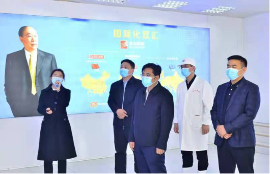 中国食品报社社长黄国胜莅临双汇参观调研