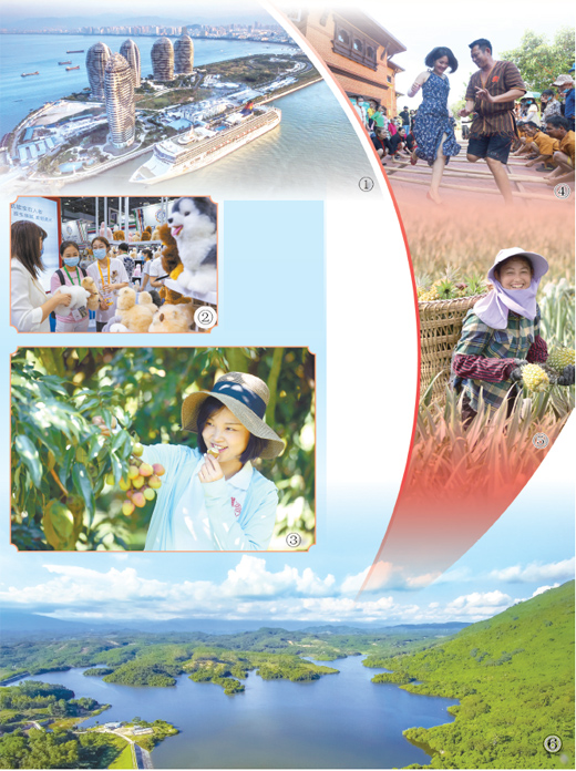 碧水蓝天美如画