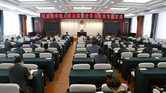 【党史学习教育】松原中院党组书记讲专题党