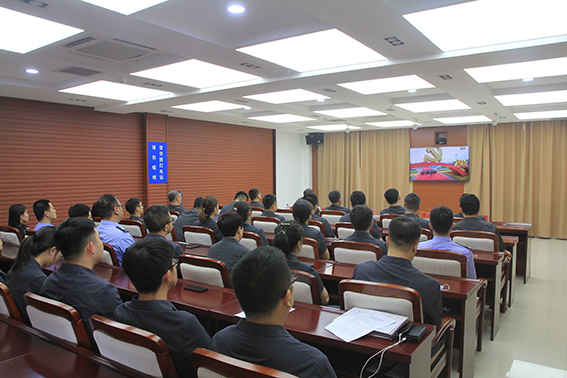 长岭法院组织集中观看 庆祝中国共产党成立