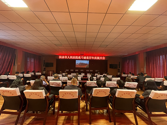 扶余市人民法院 组织观看建党百年庆祝大会