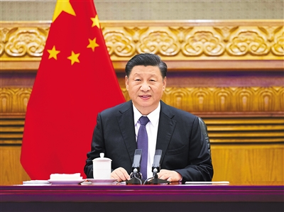 习近平同法国德国领导人举行视频峰会