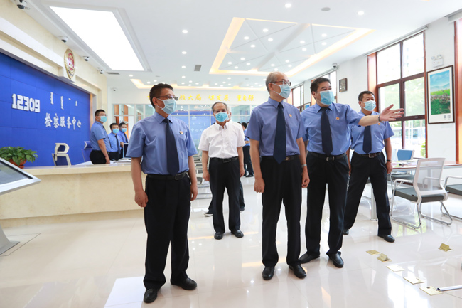 最高检调研组到内蒙古检察机关调研