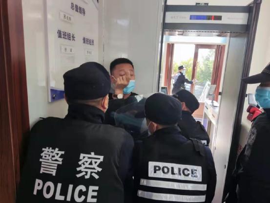 江源区人民法院司法警察大队处突应急模拟演