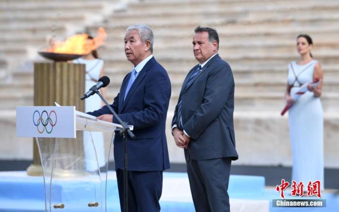 北京冬奥会火种交接仪式在雅典举行