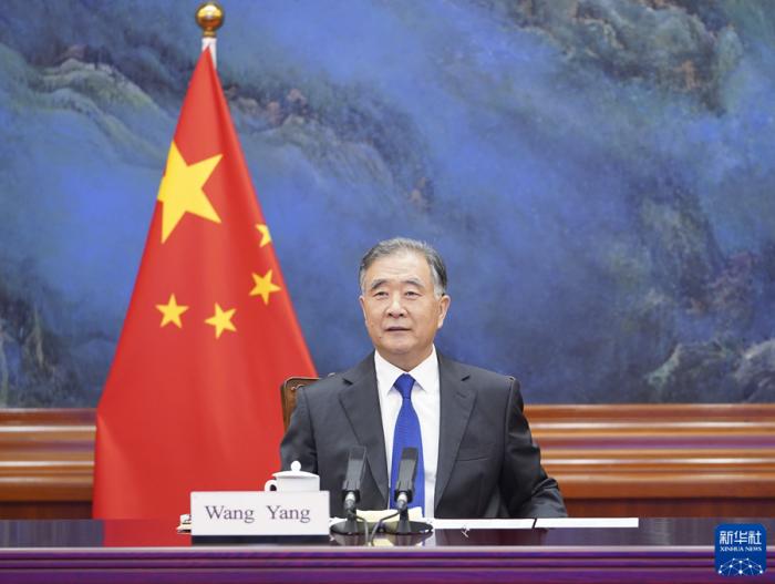 汪洋会见刚果（布）参议长恩戈洛