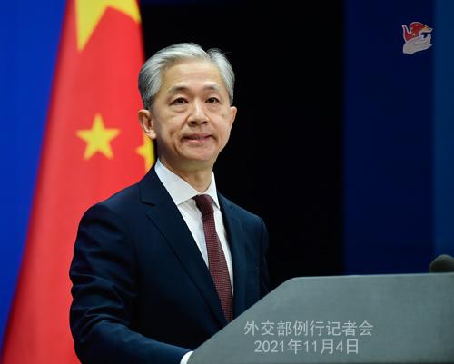 外交部：少数人的拙劣表演撼动不了国际社会