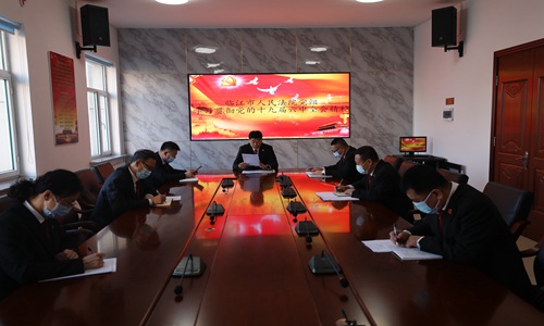 临江市人民法院党组 学习贯彻党的十九届六