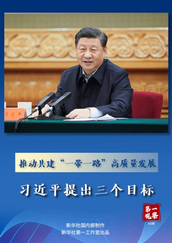 推动共建“一带一路”高质量发展，习近平提