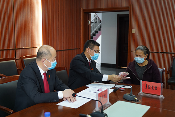 松原法院开展执行案款集中发放活动