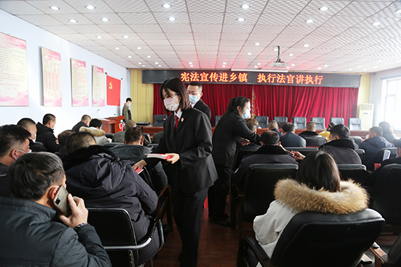 乾安法院宪法宣传周活动正式开启