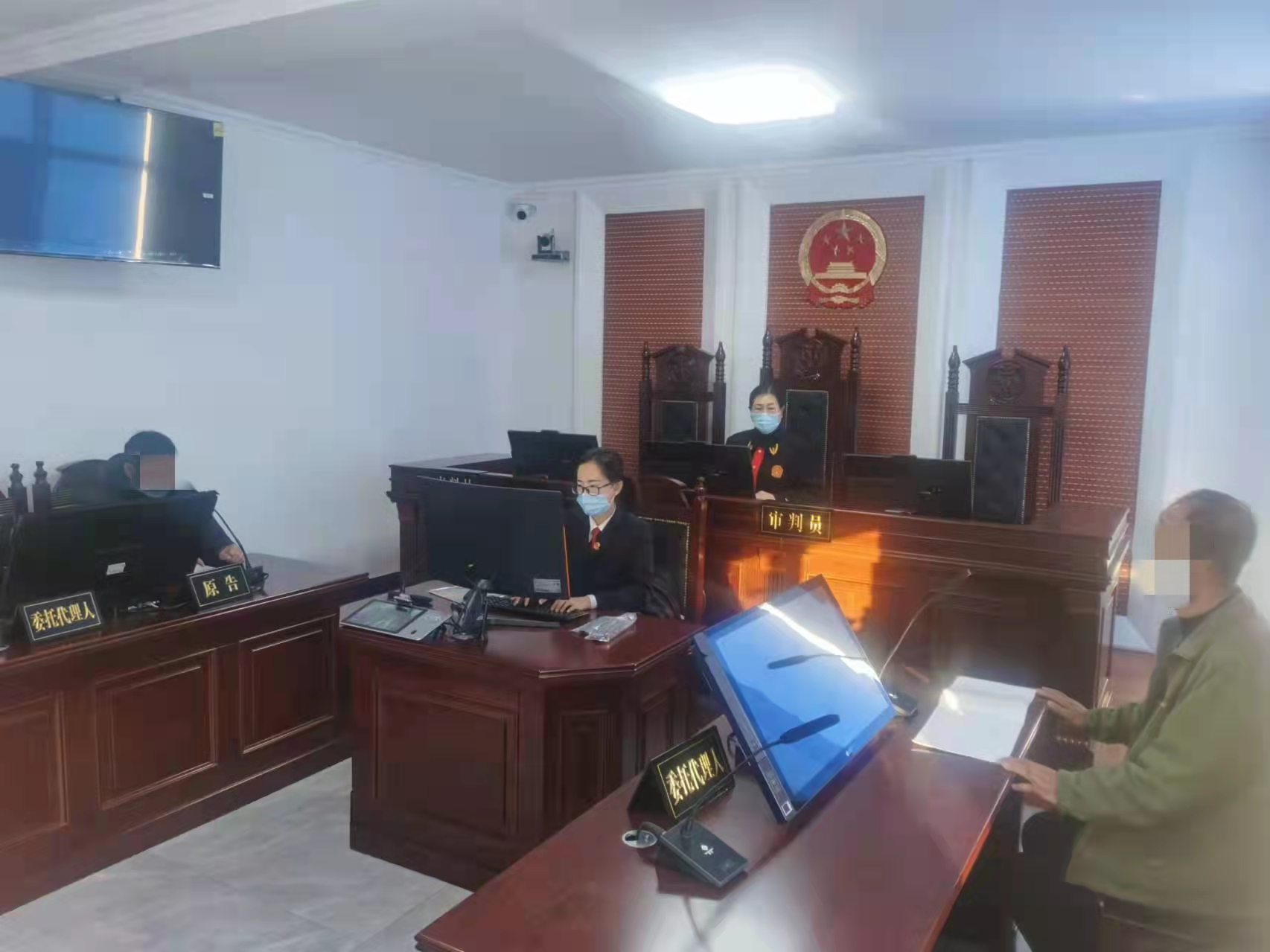 永吉法院西阳法庭乔迁新址  敲响落成“第