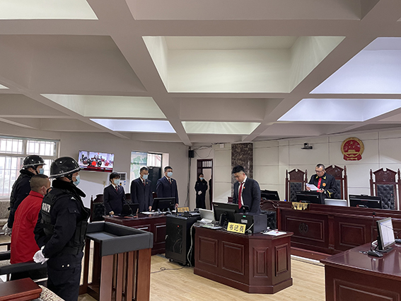 扶余法院：法检两长同庭履职 当庭宣判树典