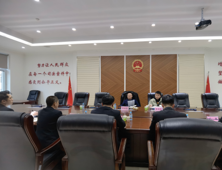 吉林省高院执行局协调指导处处长李相富一行