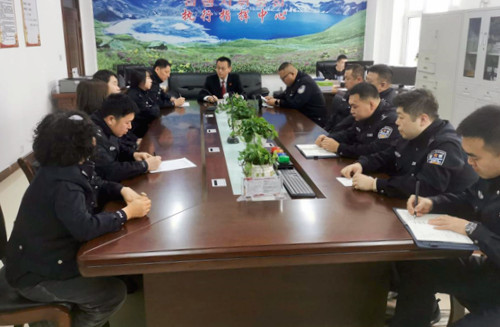 长白朝鲜族自治县人民法院司法警察大队组织