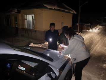 司法为民  风雪无阻