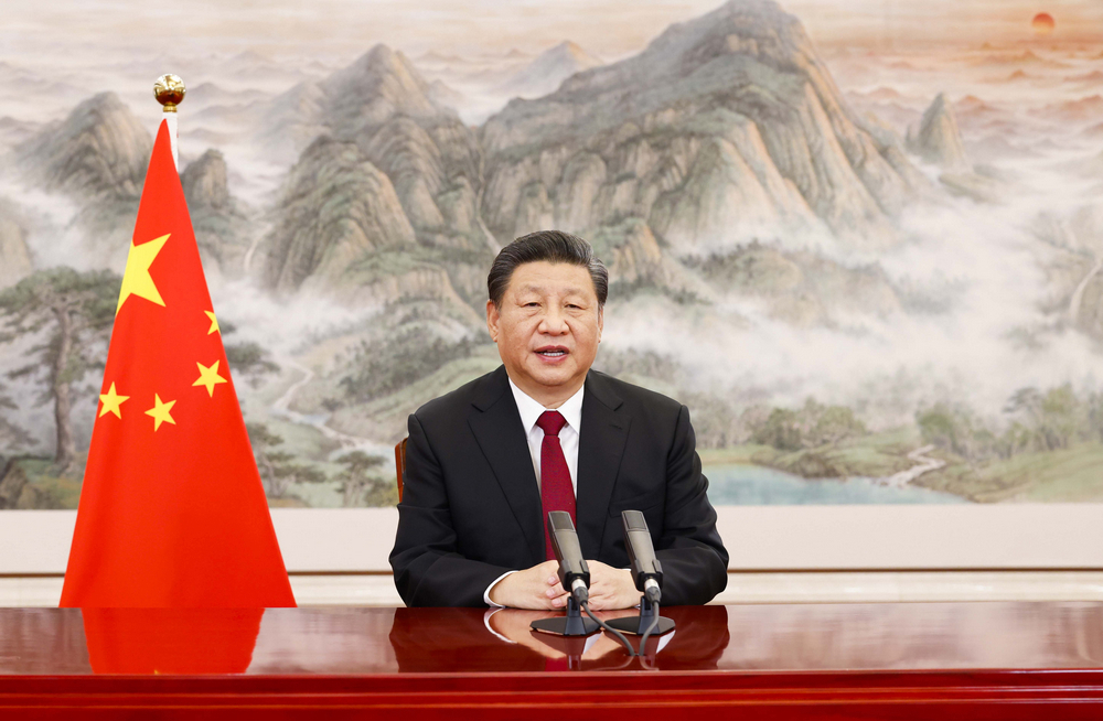 习近平出席2022年世界经济论坛视频会议