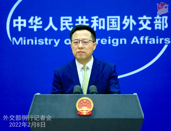 外交部：衷心祝愿各国运动员在赛场上绽放风