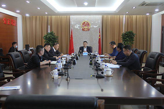 长岭法院召开党组扩大会议传达贯彻落实 全