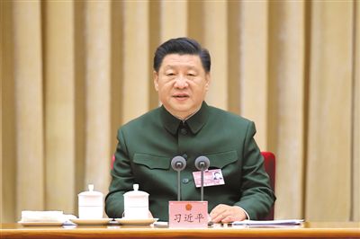 习近平在出席解放军和武警部队代表团全体会