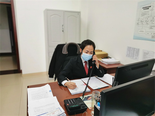 长白法院防疫期间执行工作“不打烊”