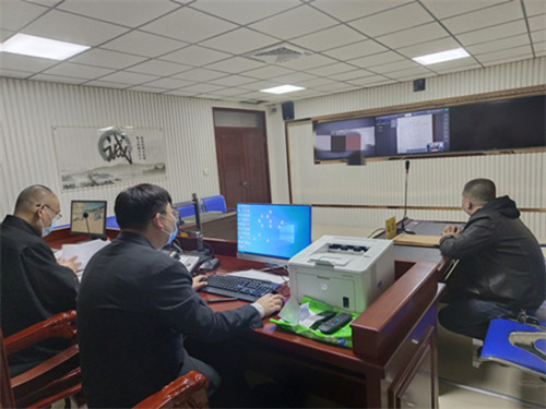 八道沟人民法庭防疫办案“两手抓”