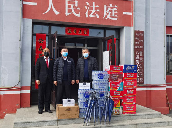 慰问一线干警，推进审判防疫“两不误”