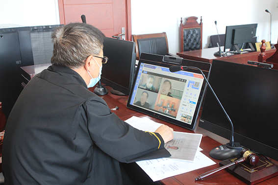 长岭法院：公平在线上守护 正义在“云端”