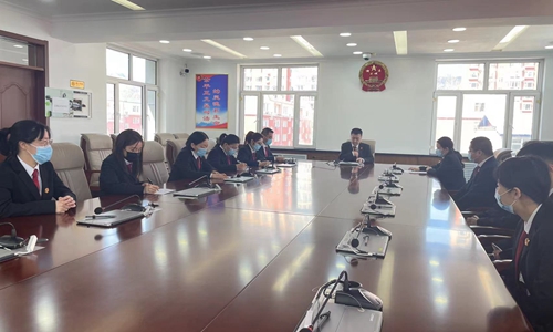 临江市人民法院民事审判庭召开工作会议