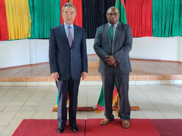 瓦努阿图总统摩西会见王毅