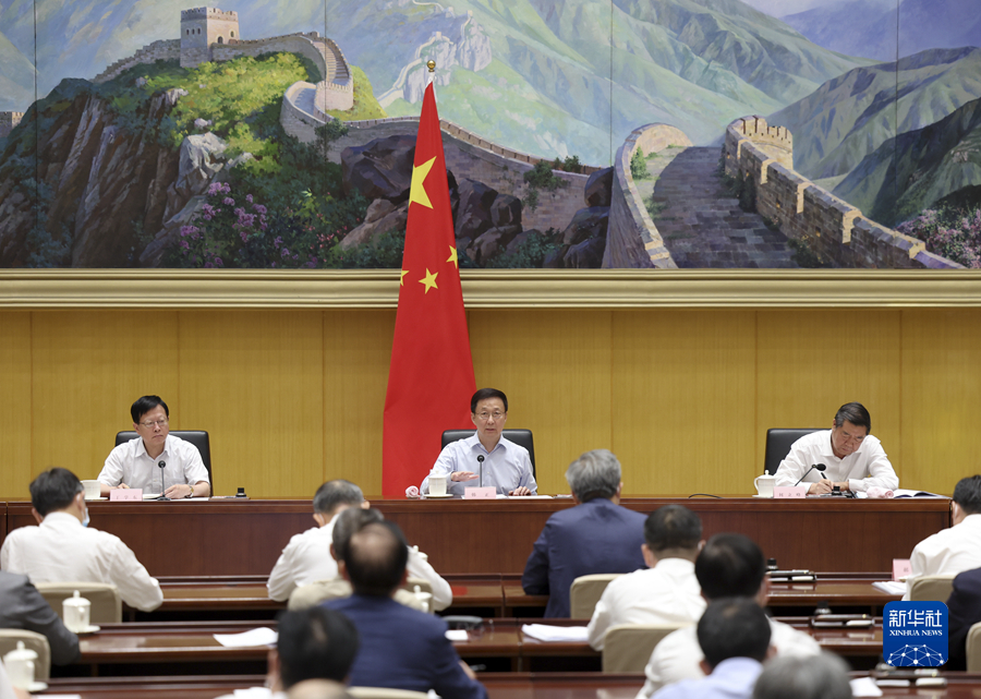 国务院副总理韩正15日出席迎峰度夏能源保