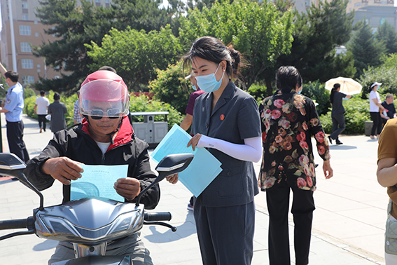 【防诈护老】宁江法院开展养老诈骗普法宣传