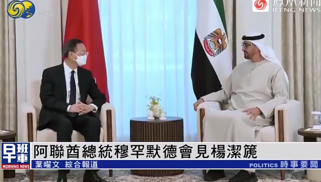 阿联酋总统穆罕默德会见杨洁篪