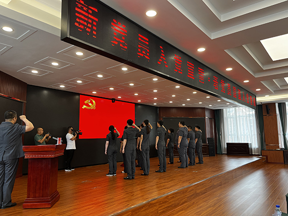 松原中院开展庆七一“两个确立” 主题“大