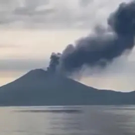 日本樱岛火山喷发