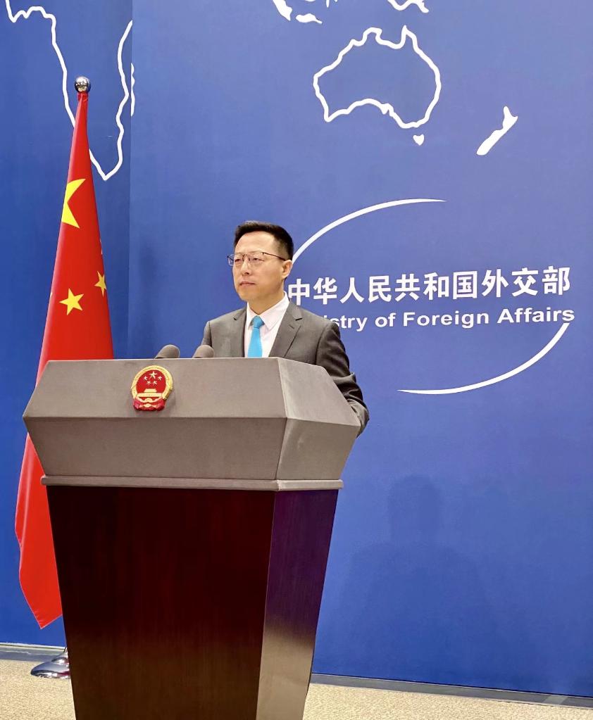 外交部发言人：中国人民解放军绝不会坐视不