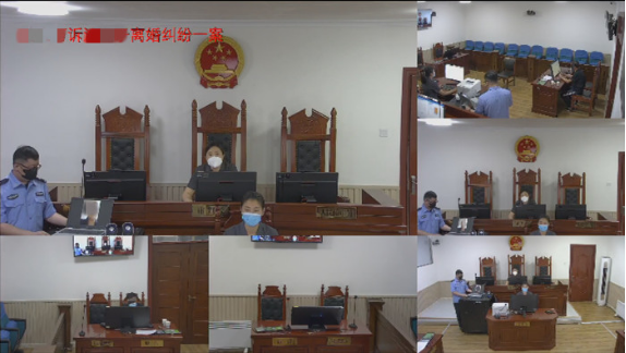 长白人民法庭夜场庭审开庭