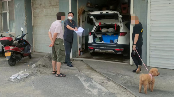 长白人民法庭深入网格，化解物业纠纷