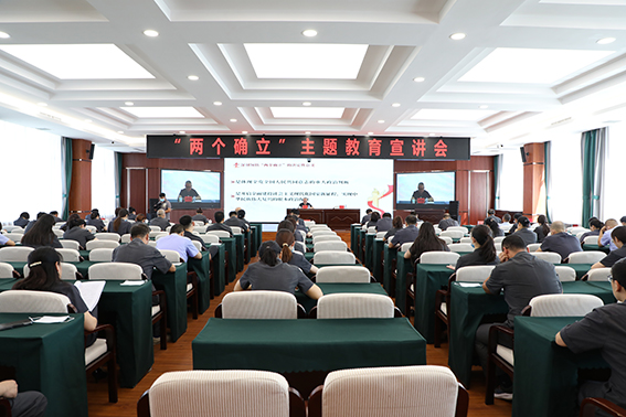 【“两个确立”主题教育】周兴志为全市法院