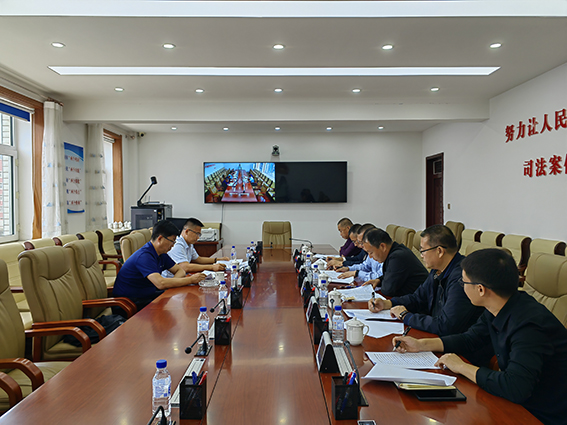 松原中院副院长刘永学一行 到扶余法院调研