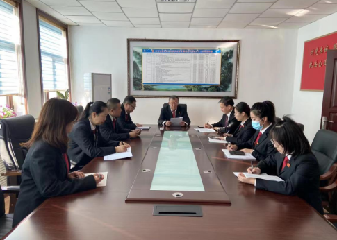 白石山林区法院党支部开展 廉政教育专题主