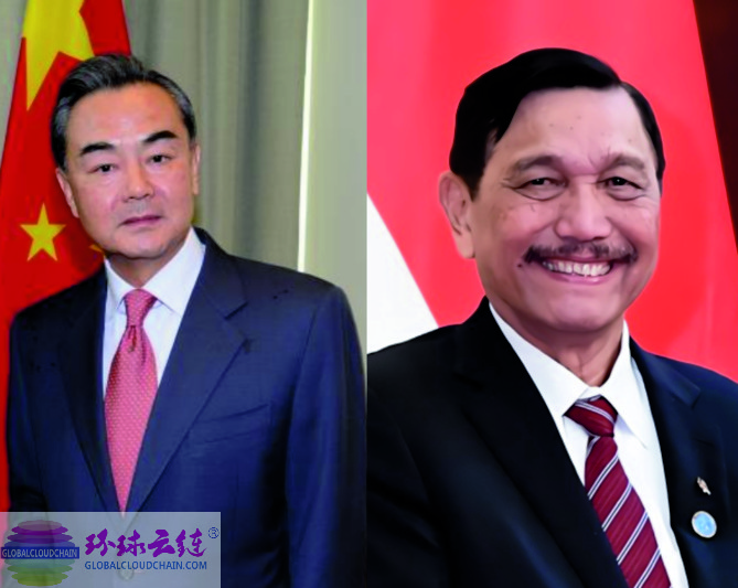 王毅同印尼对华合作牵头人、统筹部长卢胡特