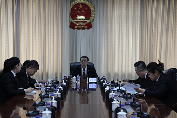 宁江法院召开2022年度领导班子民主生活