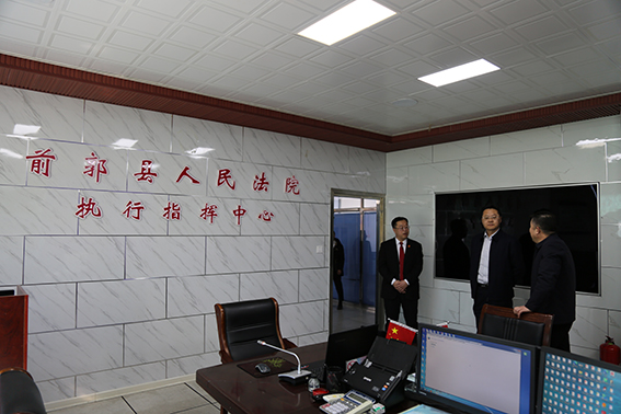 县委常委、政法委书记杨彦良一行莅临 前郭