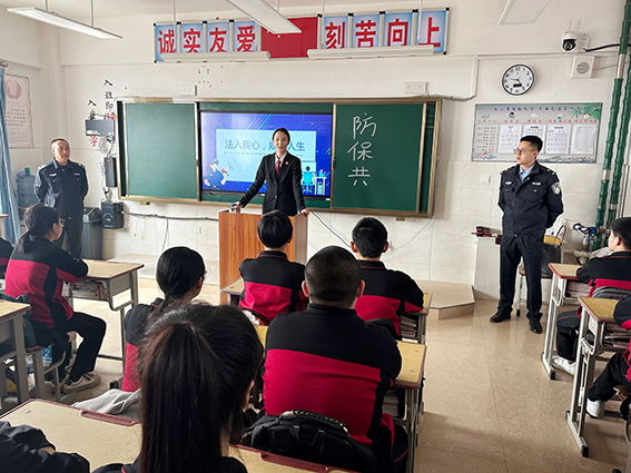 【法治副校长】长岭法院进校园 普法护航佑