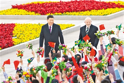 习近平同巴西总统卢拉举行会谈