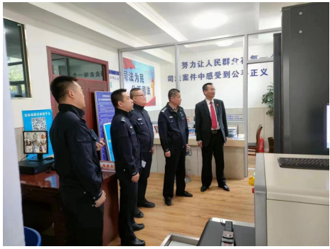 白山市中级人民法院督导检查长白县人民法院