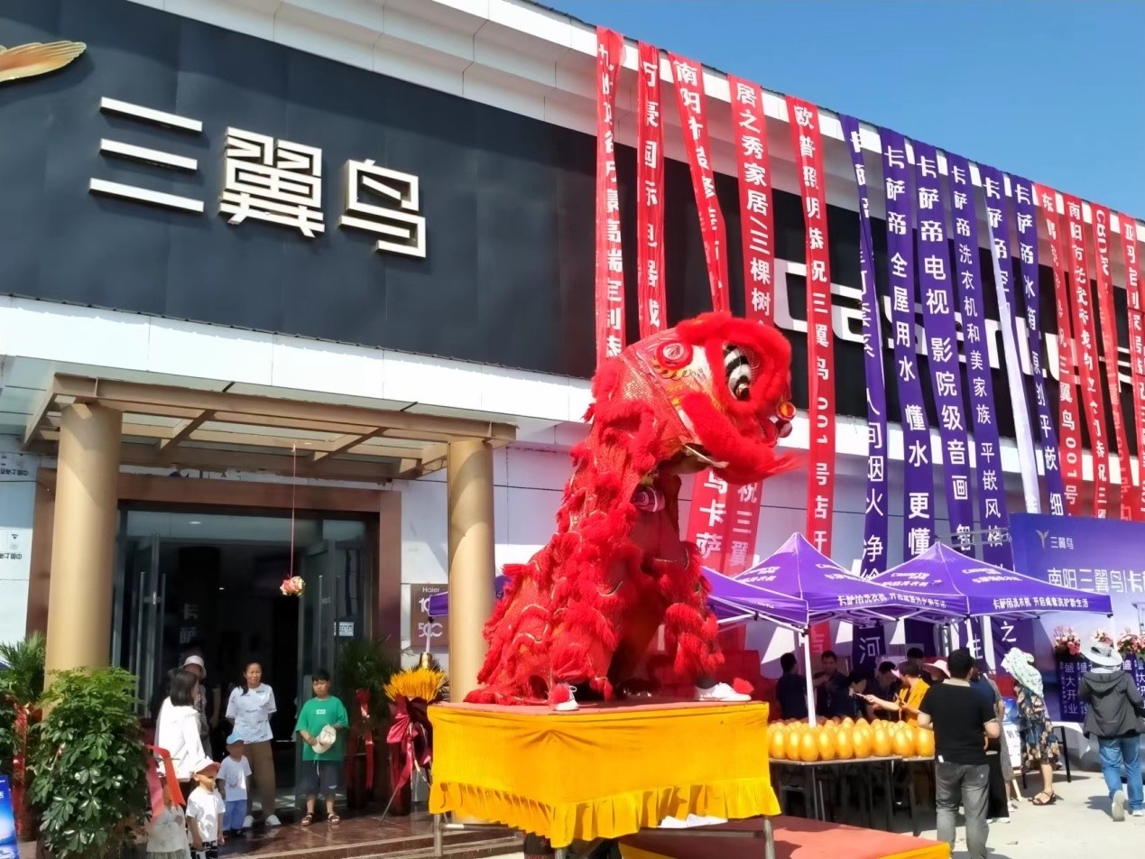 南阳：三翼鸟|卡萨帝001号店开业